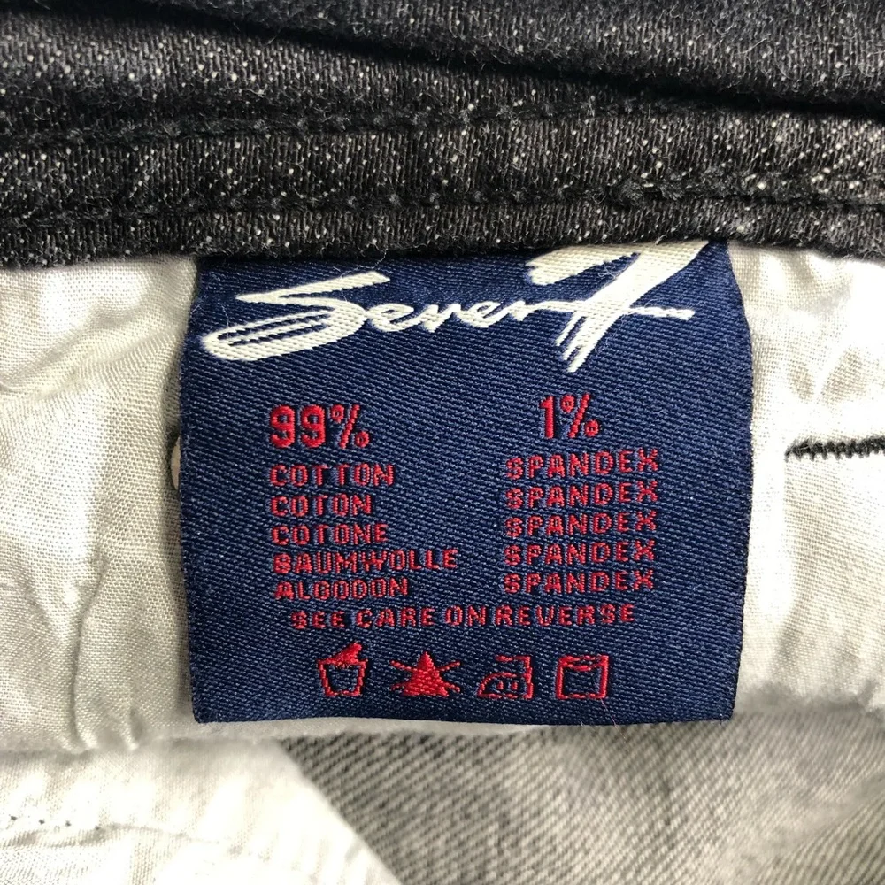 Seven7, Black Flare Jeans, Size 28 - Picture 11 of 16